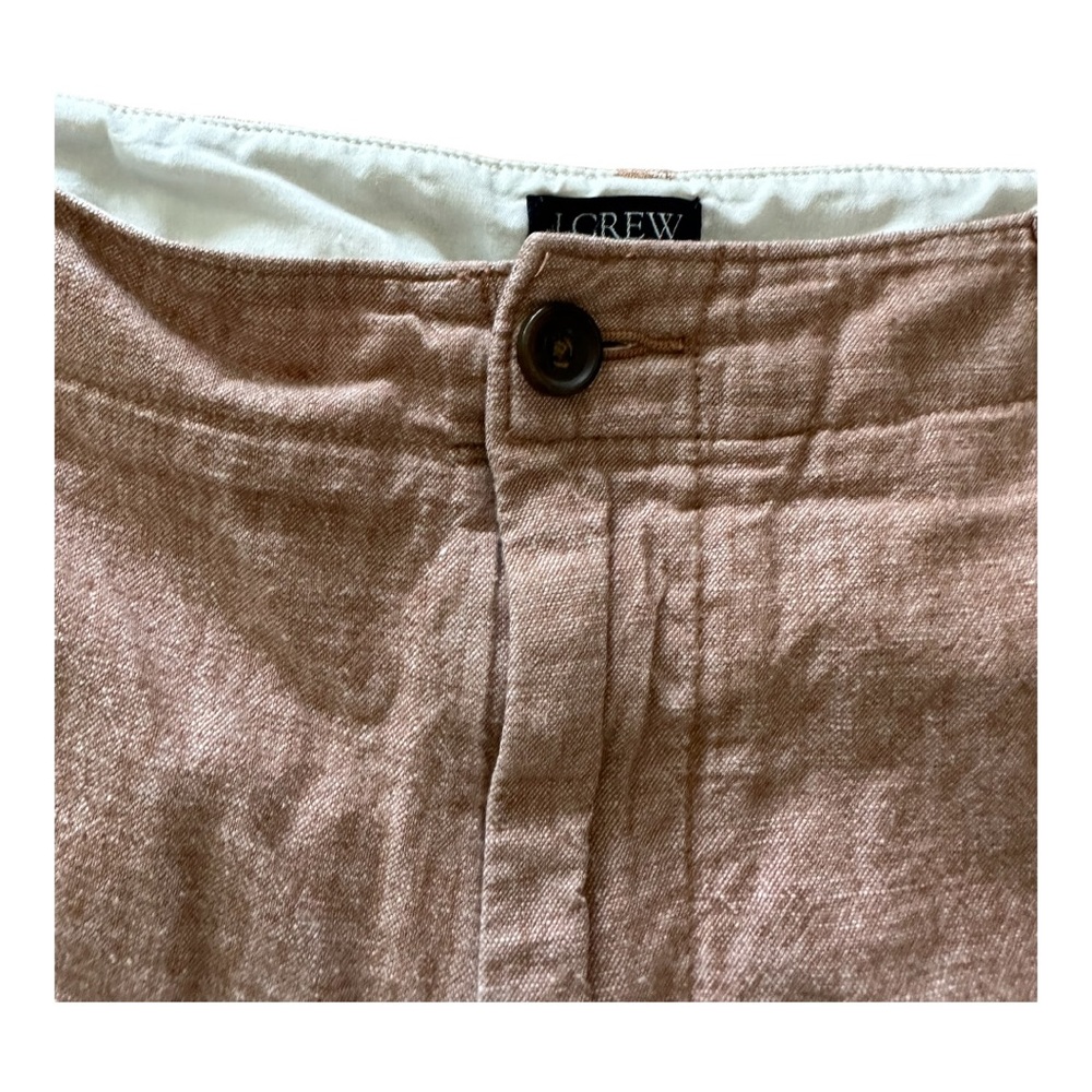 J Crew Gramercy Linen Blend Shorts size 38 - Picture 2 of 5